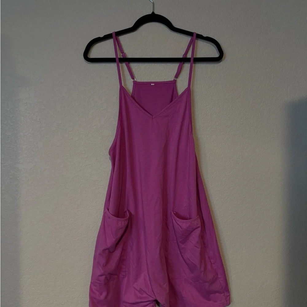 Amazon Pink/Purple Jumpsuit with Relaxed Fit - Picture 4 of 4